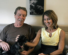 Community Transitions client Jack with his Transition Coordinator Mary Beth