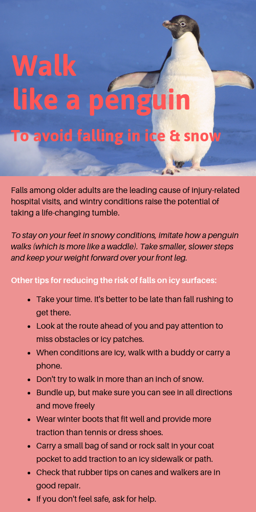 Walk like a penguin Walk like a penguin