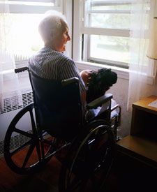 man in wheel chair